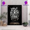 Congrats To Philadelphia Phillies Is The NL East Division Champions MLB 2024 Wall Decor Poster Canvas