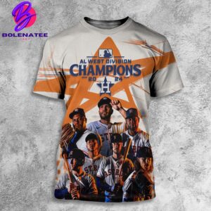 Congratulation Houston Astros Is The MLB 2024 American Leage West Champions All Over Print Shirt