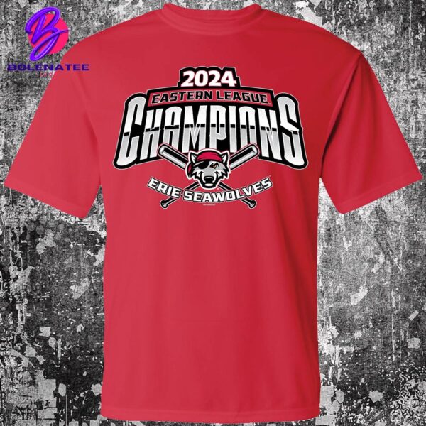 Erie SeaWolves BR 2024 Eastern League Champs Bats Performance Merchandise Limited Unisex T-Shirt