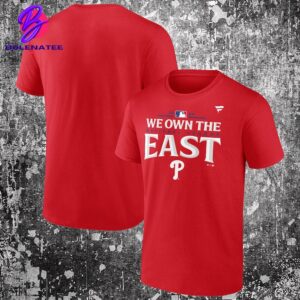 Philadelphia Phillies 2024 NL East Division Champions Locker Room Merchandise Limited Unisex T-Shirt