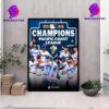 Spokane Indians Are The MiLB 2024 Northwest League Champions Wall Decor Poster Canvas