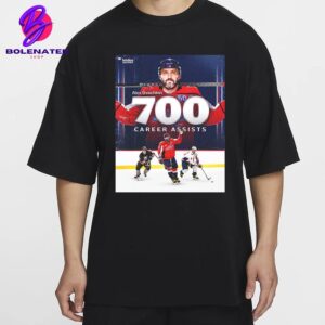 Alex Ovechkin Is The Sixth Player In Nhl History To Have Recorded At Least 700 Goals And 700 Assists In His Career Unisex T-Shirt