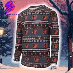 Baltimore Orioles Concepts Sport Black For Men And Women Christmas Ugly Sweater