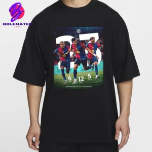 Barcelona New Trio Raphinha Lewandowski Yamal In The 2024-25 Season Unisex T-Shirt