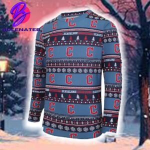 Cleveland Guardians Concepts Sport Navy For Men And Women Christmas Ugly Sweater