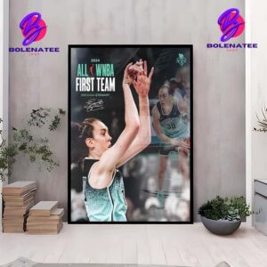 Congrats To Brenna Stewart New York Liberty Is All WNBA First Team 2024 Home Decor Poster Canvas