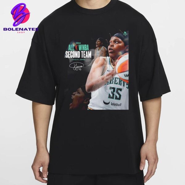 Congrats To Jonquel Jones New York Liberty Is All WNBA Second Team 2024 Unisex T-Shirt