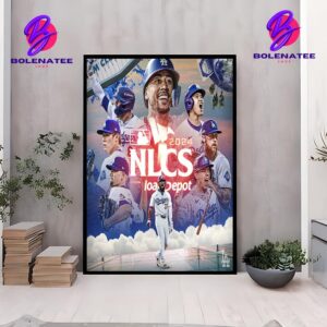 Congrats To Los Angeles Dodgers Are Heading To The NLCS MLB 2024 Wall Decor Poster Canvas