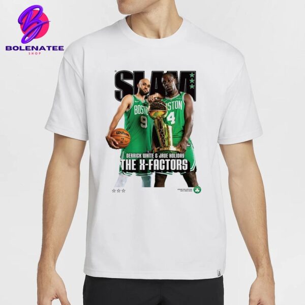 Derrick White And Jrue Holiday On Slam 252 Cover Tee The X-Factors NBA 2024-2025 Preview Unisex T-Shirt