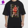 Indiana Fever Caitlin Clark Playa Society Black 2024 WNBA Rookie Of The Year Unisex T-Shirt