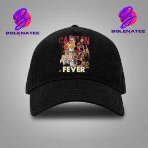 Indiana Fever Caitlin Clark Stadium Essentials Black Crossroads WNBA 2024 Snapback Classic Hat Cap