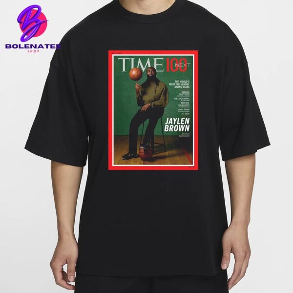 Jaylen Brown Is The Time 100 Next The World’s Most Influential Rising Star Cover On October 14th 2024 Unisex T-Shirt