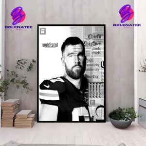 Kansas City Chiefs Improve To 5-0 Big Reputation Undefeated NFL Season 2024-2025 Home Decor Poster Canvas