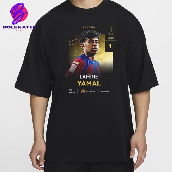 Lamine Yamal From Barcelona Is The 2024 Kopa Trophy The 17 Year Old Spanish Wonder Boy Can’t  Be Stopped Classic T-Shirt