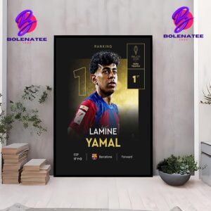 Lamine Yamal From Barcelona Is The 2024 Kopa Trophy The 17 Year Old Spanish Wonder Boy Can’t  Be Stopped Wall Decor Poster Canvas