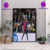 Lamine Yamal Celebrates In Front Of The Stands At Bernabeu In Barcelona’s Victory Over Real Madrid Home Decor Poster Canvas