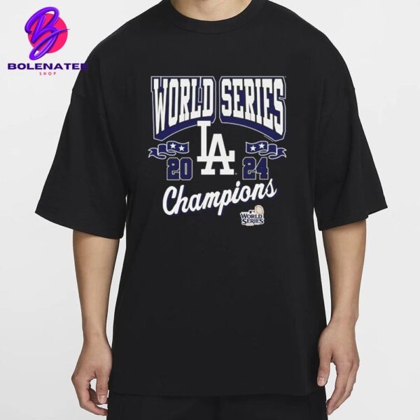 Los Angeles Dodgers 2024 World Series Champions Arch Logo Merch Limited Classic T-Shirt