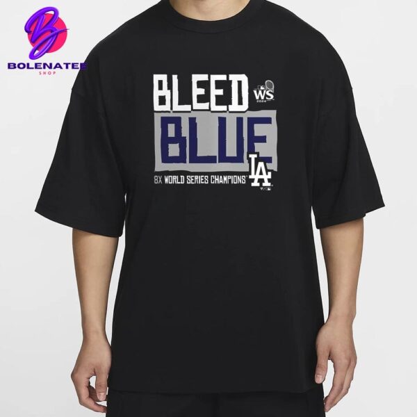 Los Angeles Dodgers 2024 World Series Champions Bleed Blue Classic T-Shirt