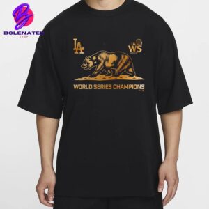 Los Angeles Dodgers 2024 World Series Champions Fanatics Exclusive Cali Bear Classic T-Shirt