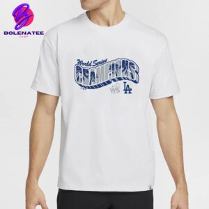 Los Angeles Dodgers 2024 World Series Champions Palm Tree Letter Classic T-Shirt