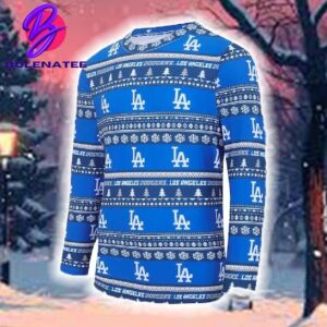 Los Angeles Dodgers Concepts Sport Royal For Men And Women Christmas Ugly Sweater