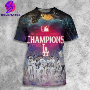 Los Angeles Dodgers Is The NL West Division Champions MLB Season 2024 All Over Print Shirt