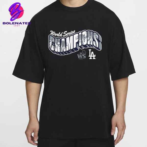 Los Angeles Dodgers Women’s 2024 World Series Champions Palm Tree Classic T-Shirt