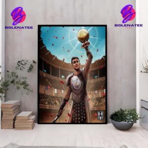 Manchester City Rodri Wins The Ballon D’or 2024 Wall Decor Poster Canvas