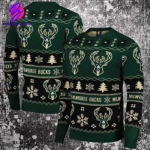 Milwaukee Bucks 2024 Christmas Jumpers Xmas Gift For Men And Women Christmast Ugly Sweater