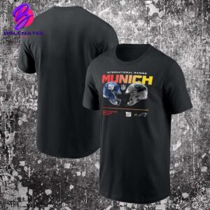 New York Giants Vs Carolina Panthers Nike Black International Games Munich 2024 Unisex T-Shirt