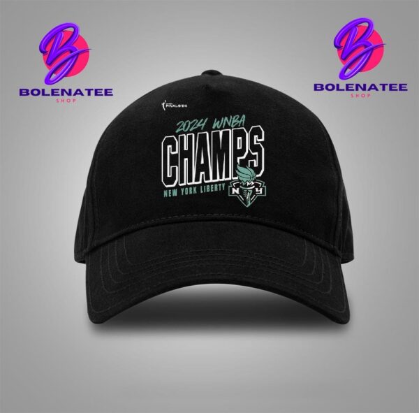 New York Liberty Black 2024 WNBA Finals Champions Snapback Classic Hat Cap