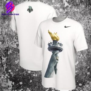 New York Liberty Nike 2024 WNBA Finals Champions Authentic Parade Two Sides Unisex T-Shirt