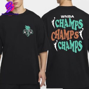 New York Liberty Spirit Jersey 2024 WNBA Finals Champions Stacked Long Sleeve Two Sides Unisex T-Shirt