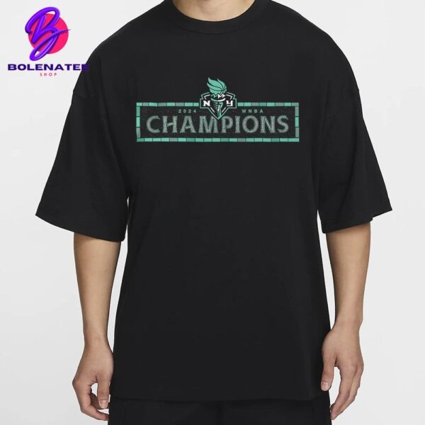 New York Liberty Stadium Essentials 2024 WNBA Finals Champions Subway Tile Unisex T-Shirt