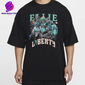 New York Liberty Stadium Essentials Black Ellie Crossroads Merchandise Limited Unisex T-Shirt