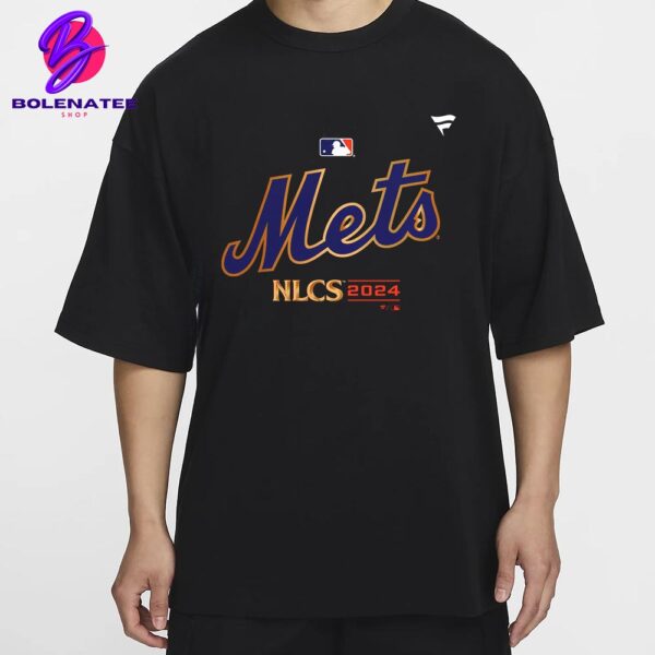 New York Mets Black 2024 National League Division Champions Locker Room Classic T-Shirt