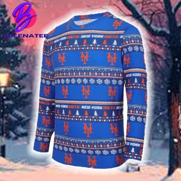 New York Mets Concepts Sport Royal For Men And Women Christmas Ugly Sweater