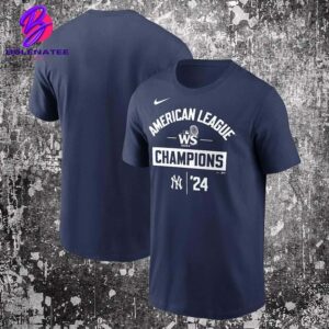 New York Yankees 2024 American League Champions Arched Lockup Unisex T-Shirt