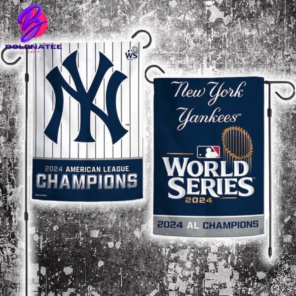 New York Yankees 2024 American League Champions Two-Sided Garden House Flag