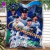 The New York Yankees Are 2024 American League Champion And Going To The World Series MLB 2024 Fleece Blanket