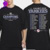 New York Yankees 2024 American League Champions Headline Merchandise Limited Unisex T-Shirt