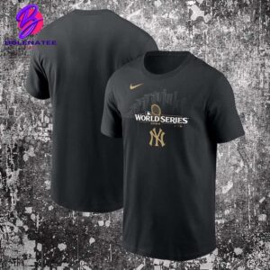 New York Yankees Nike Black 2024 World Series Trophy Merchandise Limited Unisex T-Shirt