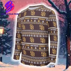 San Diego Padres Concepts Sport Brown For Men And Women Christmas Ugly Sweater