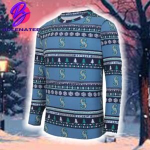 Seattle Mariners Concepts Sport Navy For Men And Women Christmas Ugly Sweater