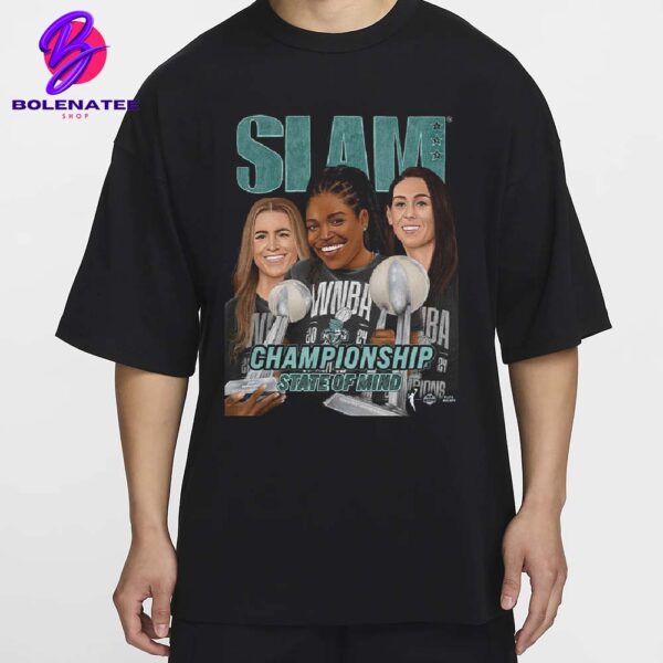 Slam 253 Championship State Of Mind Cover Tee With New York Liberty Ionescu Stewart Jones Unisex T-Shirt