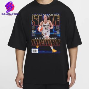 Slam 253 Cover With Indiana Fever Caitlin Clark Undeniable Unisex T-Shirt