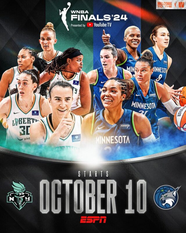 The New York Liberty And The Minnesota Lynx Will Be Battling It Out In The 2024 WNBA Finals