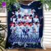 New York Yankees Are Going To The World Series With American League Champions MLB 2024 Fleece Blanket