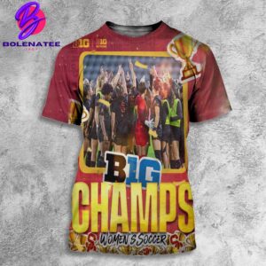 USC Trojans Women Soccer Clinches Their First Big Ten Title With A Win Over UCLA All Over Print Shirt