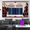 Toronto Sceptres Announce Our Official PWHL 2024-25 Season Schedule Home Decor Poster Canvas